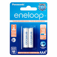 RECARREGAVEL BATERIA AAA 1.5V PANASONIC ENELOOP - PACK OF 2