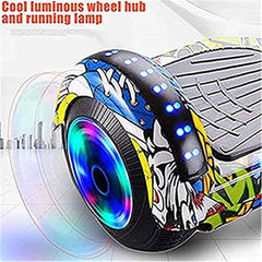COOLBABY HOVERBOARD ELÉTRICO SCOOTER 6,5" 2 rodas com luzes LED