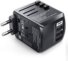 HUB ADAPTADOR AIO DE VIAGEM UNIVERSAL COMPATIVEL MUNDIALMENTE 4 USB - STEK TRAVEL ADAPTOR