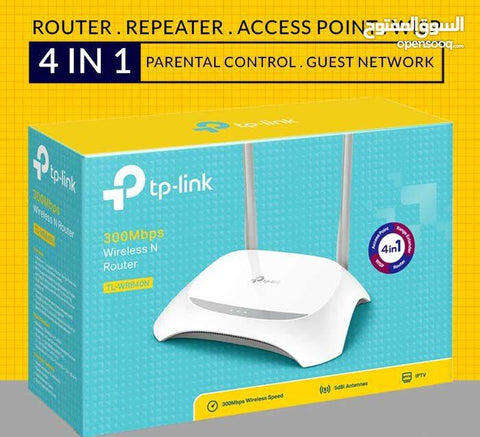 ROTEADOR TP-LINK 840N 300Mbps Wireless N Velocidade TL-WR840N
