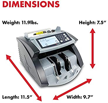 MÁQUINA DE CONTAR DINHEIRO - CASSIDA 5510