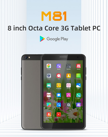TABLET 8" WINTOUCH M81 QUADCORE 1.2GHZ/2GB DDR3/32GB/8" IPS TOUCH CAPATIVO/3G/4000mAH/2+0.3MP/ANDROID 8