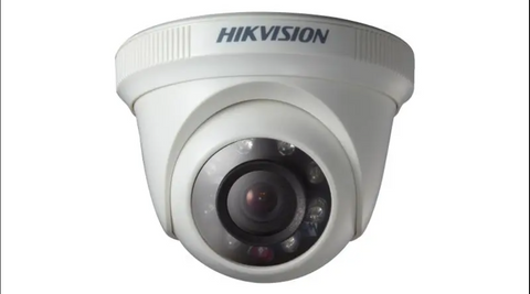 CÂMERA CAM HIKVISION INDOOR DOME 1MP DS-2CE56C0T-IRPF 2.8MM
