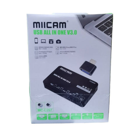 MEMÓRIA CARTÃO LEITOR MIICAM