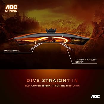 MONITOR AOC 27" IPS FHD 75HZ VGA/DVI/HDMI/Porta de exibição (27P2Q)