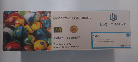 TONER LIGHTWAVE LW-HP CF411A CIANO (410A)