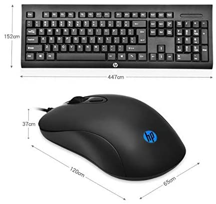 COMBO WIRED TECLADO+RATO HP KM100 (1QW64AA)
