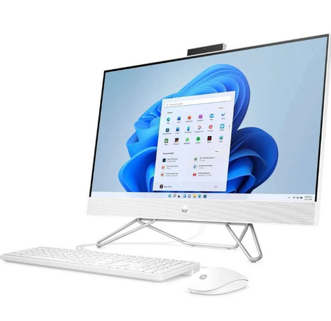 PC HP AIO 27-CB1155NH 12th GEN i7-1255U(upto 4.7GHz)/8GB/512GB NVME SSD/27" FHD,DOS,27'' FHD LED/W11P/BRANCO (79Q95EA)