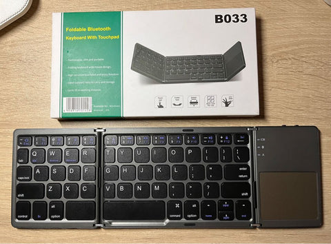 TECLADO DOBRÁVEL SEM FIO COM TOUCHPAD AVATTO B033