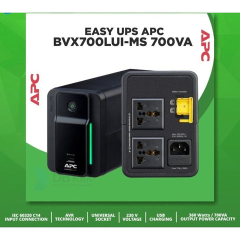 UPS 700VA APC BVX700 LUI-MS