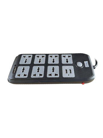 SOCKET 6 WAY OUTLET MULTI POWER SOCKET TERMINATOR 3M