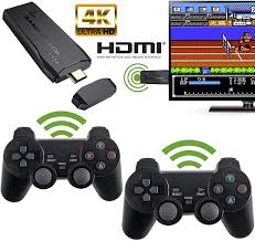 JOGO VIDEO 2.4G WIRELESS UHD TV GAMING STICK CONSOLA INCORPORADOS 2000+ JOGOS