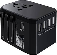 HUB ADAPTADOR AIO DE VIAGEM UNIVERSAL COMPATIVEL MUNDIALMENTE 4 USB - STEK TRAVEL ADAPTOR