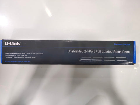 PATCH PANNEL DLINK-24 PT CAT6 1U