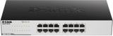 SWITCH 16 PORT DLINK GIGABIT UNMANAGED 1000BASE-T METAL ETHERNET SWITCH DGS-1016D