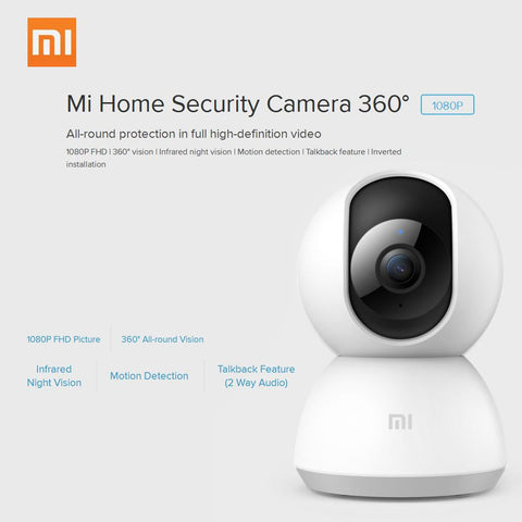 CAM XIAOMI Mi 360° IP CAMERA 1080p HD C200 - BHR6766GL