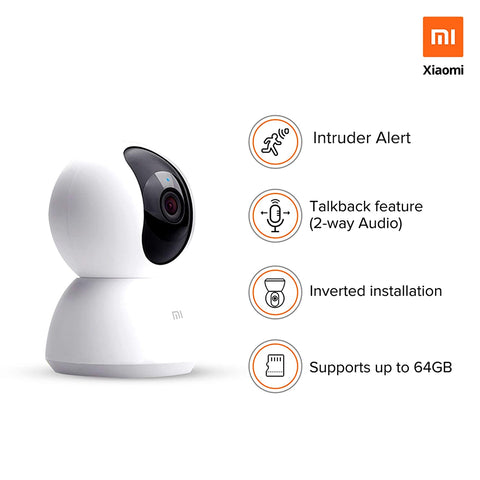 CAM XIAOMI Mi 360° IP CAMERA 1080p HD C200 - BHR6766GL