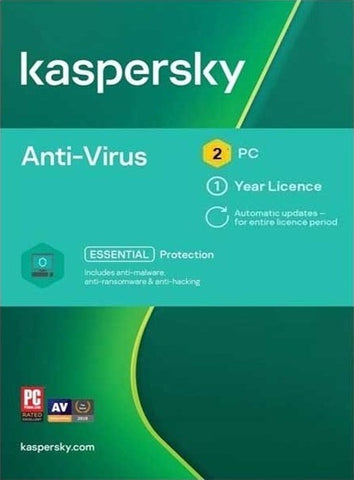 SW ANTIVIRUS KASPERSKY 2 DISPOSITIVOS