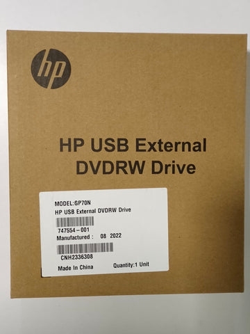 DVDRW WRITER USB EXTERNAL HP GP70N