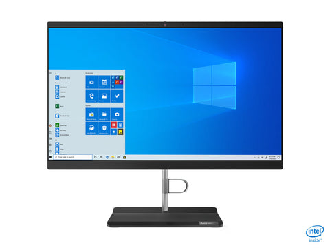 PC Lenovo AIO V50A-24IMB 10ª geração i3-10100T (até 3,8 GHz)/4 GB/1 TB HDD/Intel UHD Graphics/BT/WIFI/Webcam/ 24″ IPS FHD/W10P (11FJ-000VUM)