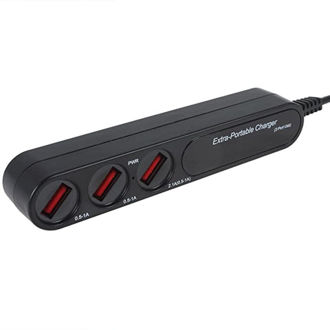 CHARGER 3 USB 2 PIN EXTRA PORTABLE BYL-3003L