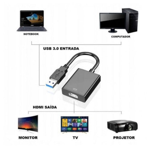 HUB ADAPTER USB PARA HDMI