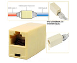 HUB ADAPTER RJ45 TO RJ45 EXTENDER COUPLER