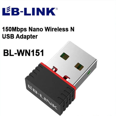 HUB ADAPTER USB WIFI DONGLE NANO ADAPTER 150Mbps LB-LINK BL-WN151