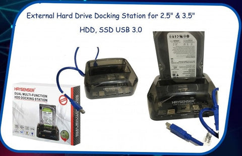 ESTAÇÃO DE ENCAIXE HUB HDD USB 3.0 HAYSENSER