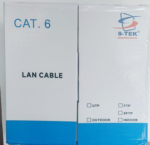 CABLE CAT6 NETWORK 305MTR ROLL STEK