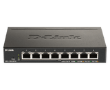 SWITCH 8 PORT PoE+ (PORTS 64W PoE BUDGET) DLINK GIGABIT SMART MANAGED SWITCH DGS-1100-08PV2