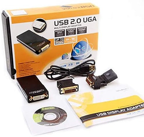 Adaptador multi-exibição FHD USB 2.0 DVI/UGA/VGA/HDMI