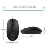 MOUSE COM FIO USB HP M10 (6CB80PA)