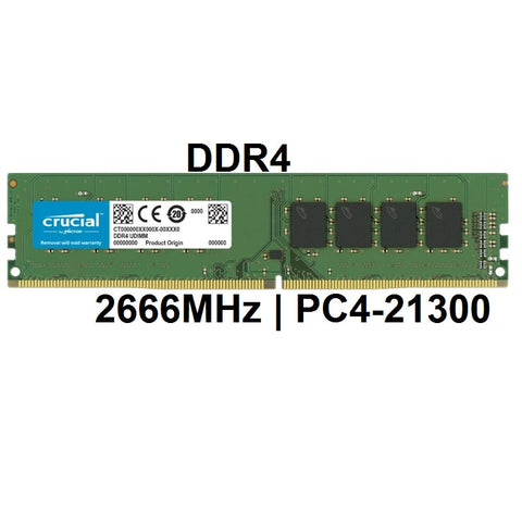 RAM 16GB DDR4 DESKTOP 2666 CRUCIAL