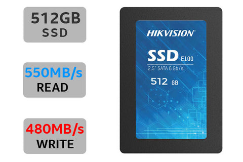 HDD 512GB SSD INT 2.5" HIKVISION E100