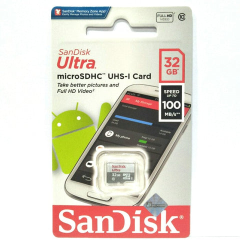 MOD MICRO SD 32GB UHS-I SANDISK 100MB/s Read A1 Class10