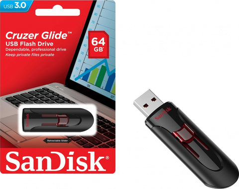 PEN DRIVE 64GB SANDISK USB 3.0