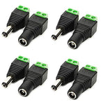DC CONNECTOR FOR CCTV MALE & FEMALE Screw Type