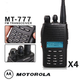 Transceptor Walkie Talkie Radio Bidirecional Portatil UHF VHF - Motorola MT777
