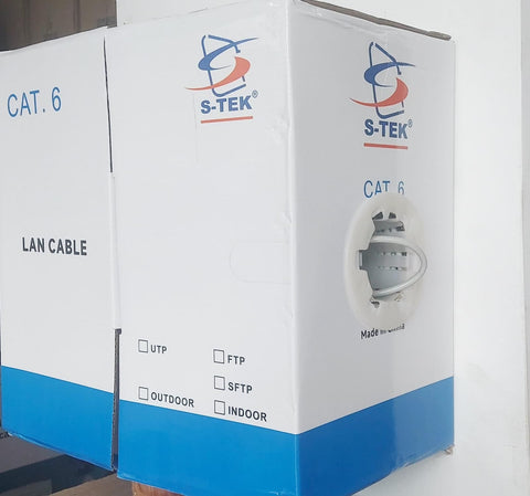 CABLE CAT6 NETWORK 305MTR ROLL STEK