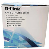 CABLE CAT6 NETWORK 305MTR ROLL D-LINK